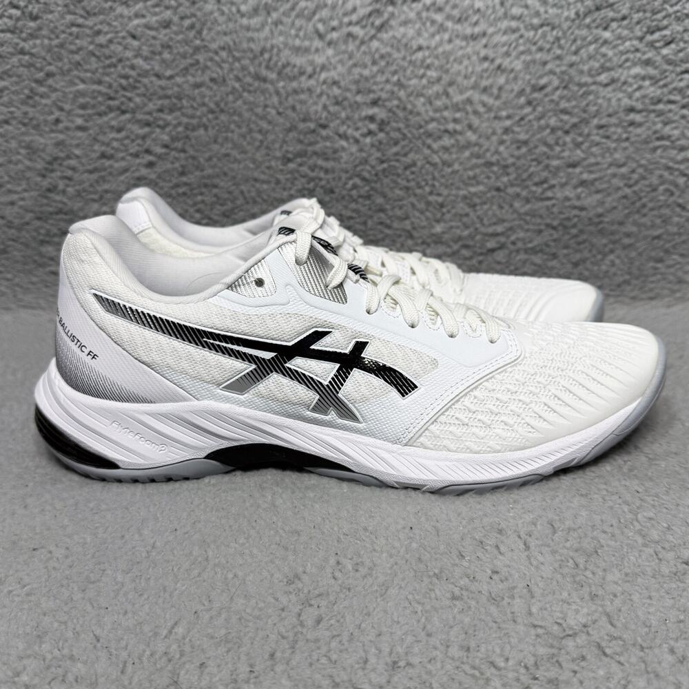 Asics Netburner Ballistic FF 3 Womens Size 12 Volleyball Shoes Sneakers White